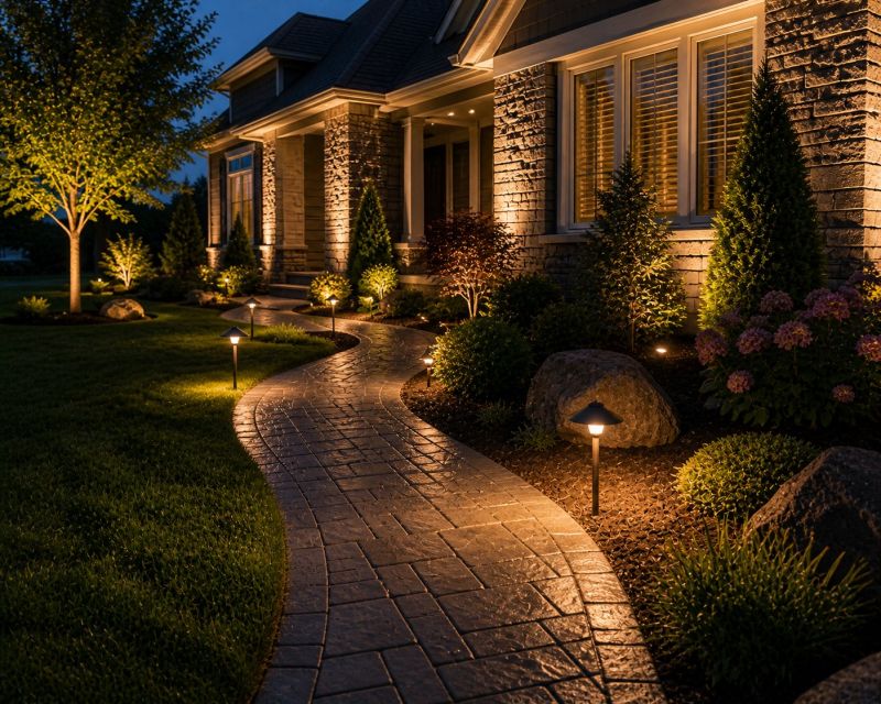 Garden Lighting Installation in Kansas City, MO